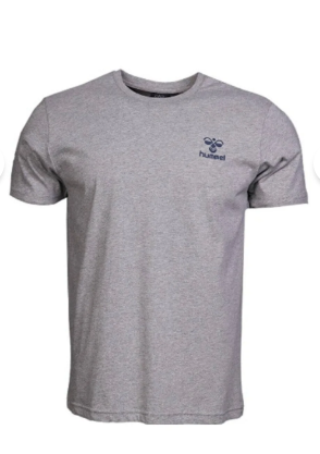 Hummel KISA KOLLU GRİ KEVINS T-SHIRT S/S TEE